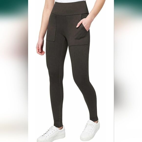 NWT Mondetta Jacquard High Waist Knit Legging with Pockets XL - Picture 1 of 6
